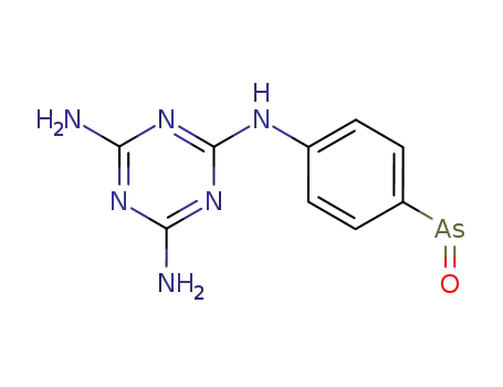 Molecular Structure of 21840-08-4 ((P-ARSENOSOPHENYL)MELAMINE)