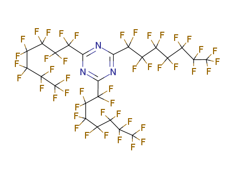 1,3,5-Triazine,2,4,6-tris(1,1,2,2,3,3,4,4,5,5,6,6,7,7,7-pentadecafluoroheptyl)- 21674-38-4