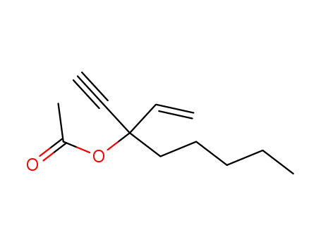 Molecular Structure of 88868-53-5 (1-Octen-3-ol, 3-ethynyl-, acetate)