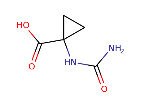 Molecular Structure of 861339-27-7 (1-ureidocyclopropane-1-carboxylic acid)