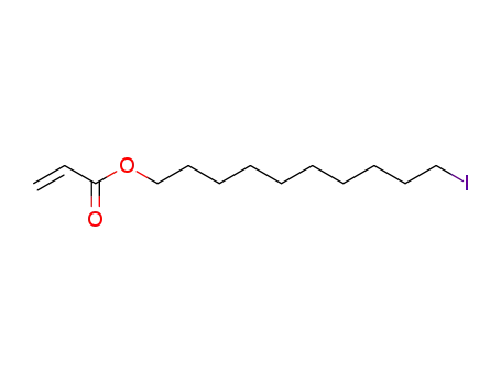 Molecular Structure of 133123-01-0 (2-Propenoic acid, 10-iododecyl ester)