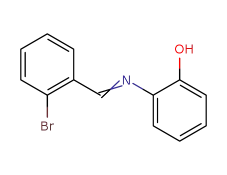 Molecular Structure of 36456-43-6 (2-Hydroxy-N-<2-brom-benzyliden>-anilin)