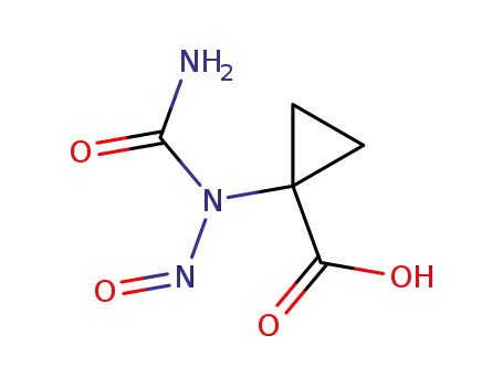 Molecular Structure of 861317-43-3 (1-(<i>N</i>-nitroso-ureido)-cyclopropanecarboxylic acid)