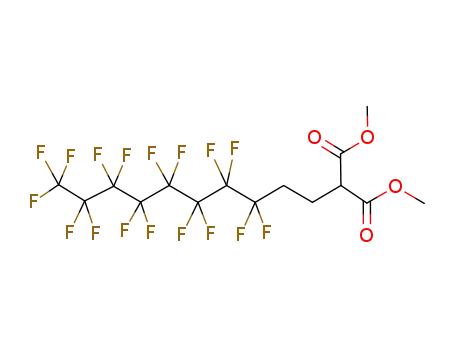 2-(3,3,4,4,5,5,6,6,7,7,8,8,9,9,10,10,10-heptadecafluoro-decyl)-malonic acid dimethyl ester