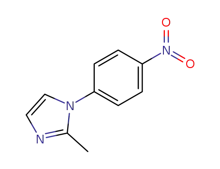 Molecular Structure of 73225-15-7 (2-METHYL-1-(4-NITROPHENYL)-1H-IMIDAZOLE)