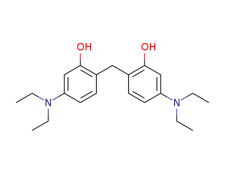 Molecular Structure of 6274-83-5 (2,2'-Methylenebis[5-(diethylamino)phenol])