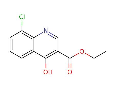 8-Chloro-4-hydroxyquinoline-3-carboxylic acid ethyl ester