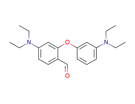 Molecular Structure of 1608130-71-7 (4-(diethylamino)-2-(3-(diethylamino)phenoxy)benzaldehyde)