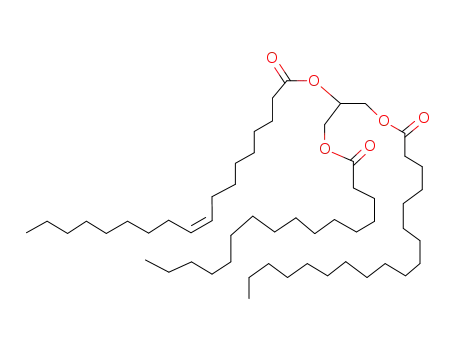 Molecular Structure of 2190-27-4 (1-[[(1-oxohexadecyl)oxy]methyl]-2-[(1-oxooctadecyl)oxy]ethyl oleate)