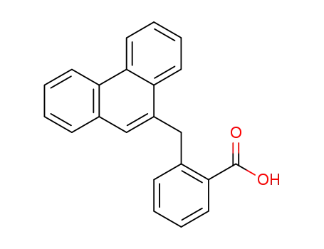 Molecular Structure of 199449-96-2 (2-[9]phenanthrylmethyl-benzoic acid)