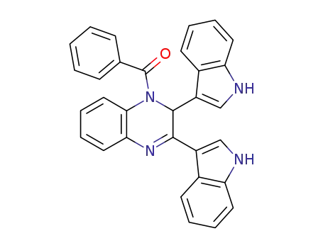 [2,3-Bis-(1H-indol-3-yl)-2H-quinoxalin-1-yl]-phenyl-methanone