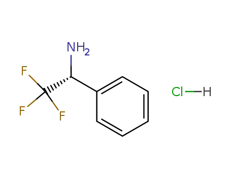 Molecular Structure of 189350-64-9 ((R)-2,2,2-Trifluoro-1-phenylethylamine HCl)