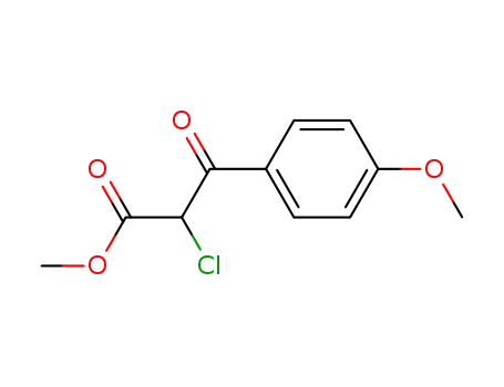 methyl 2-chloro-3-(4-methoxyphenyl)-3-oxopropionate