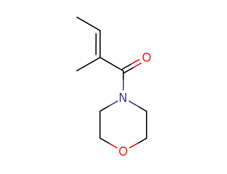 Molecular Structure of 212518-27-9 (Morpholine, 4-[(2E)-2-methyl-1-oxo-2-butenyl]-)