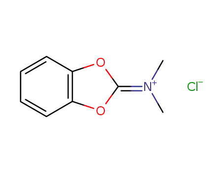 Molecular Structure of 36156-21-5 (Benzo[1,3]dioxol-2-ylidene-dimethyl-ammonium; chloride)