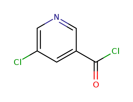 Molecular Structure of 85320-79-2 (3-Pyridinecarbonyl chloride, 5-chloro- (9CI))