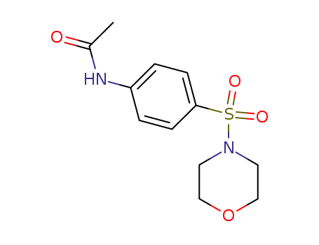 Molecular Structure of 21626-69-7 (N-[4-(4-morpholinylsulphonyl)phenyl]acetamide)