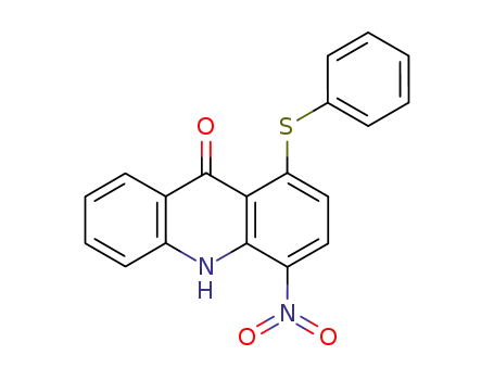 9(10H)-Acridinone, 4-nitro-1-(phenylthio)-