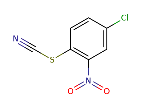 Molecular Structure of 6803-43-6 (Thiocyanic acid 4-chloro-2-nitrophenyl ester)