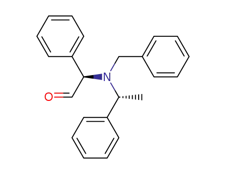 (2R,αR)-2-phenyl-2-(N-benzyl-N-α-methylbenzylamino)ethanal