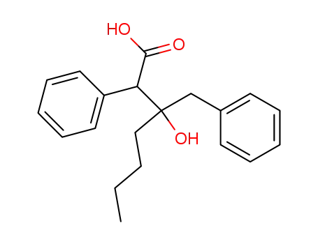 3-benzyl-3-hydroxy-2-phenyl-heptanoic acid