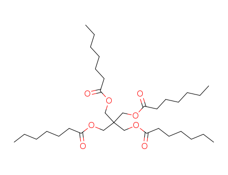 Heptanoic acid,1,1'-[2,2-bis[[(1-oxoheptyl)oxy]methyl]-1,3-propanediyl] ester