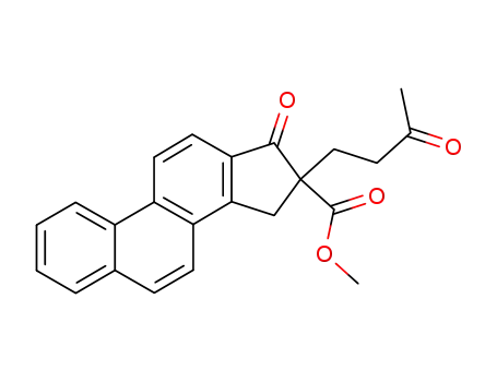 17-oxo-16-(3-oxo-butyl)-16,17-dihydro-15<i>H</i>-cyclopenta[<i>a</i>]phenanthrene-16-carboxylic acid methyl ester