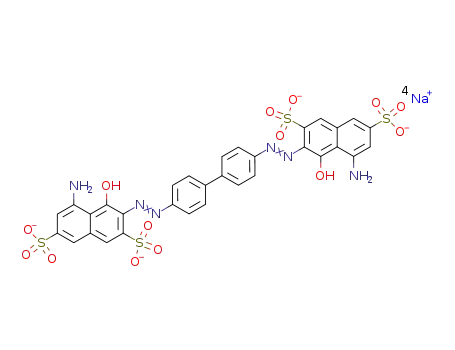 2,7-Naphthalenedisulfonicacid,3,3'-[[1,1'-biphenyl]-4,4'-diylbis(2,1-diazenediyl)]bis[5-amino-4-hydroxy-,sodium salt (1:4)