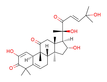 Molecular Structure of 2222-07-3 (CUCURBITACIN I)