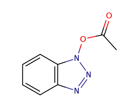 Molecular Structure of 18355-05-0 (1-hydroxybenzotriazolyl acetate)