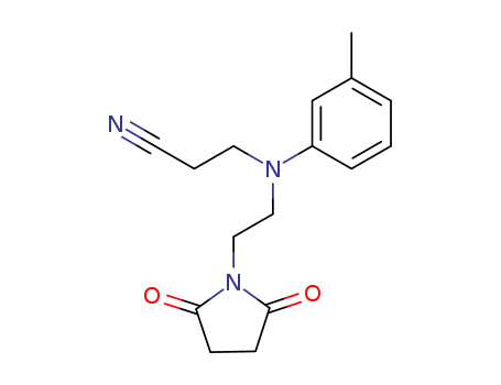 Propanenitrile,3-[[2-(2,5-dioxo-1-pyrrolidinyl)ethyl](3-methylphenyl)amino]-