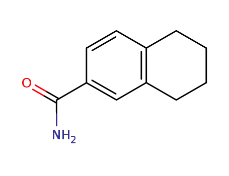 Molecular Structure of 13407-63-1 (5,6,7,8-tetrahydronaphthalene-2-carboxamide)