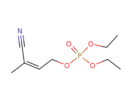 (Z)-4-diethylphosphonooxy-2-methyl-2-butenenitrile