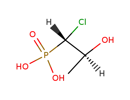 Molecular Structure of 640716-21-8 ((1R,2S)-1-chloro-2-hydroxypropanephosphonic acid)