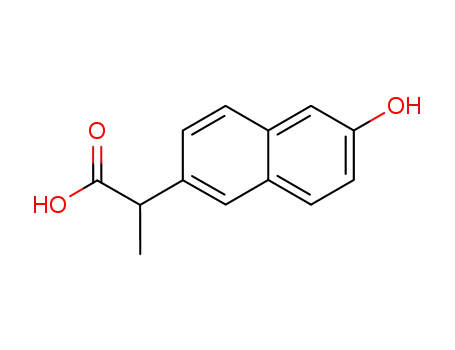Molecular Structure of 60756-73-2 (desmethylnaproxen)