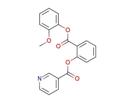 3-Pyridinecarboxylicacid, 2-[(2-methoxyphenoxy)carbonyl]phenyl ester cas  25923-90-4
