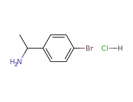 Molecular Structure of 90006-14-7 (1-(4-BroMophenyl)ethanaMine hydrochloride)