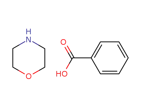 Molecular Structure of 26021-56-7 (benzoic acid, compound with morpholine (1:1))