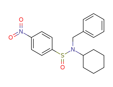 Molecular Structure of 78804-13-4 (N-benzyl-N-cyclohexyl-4-nitrobenzenesulfinamide)