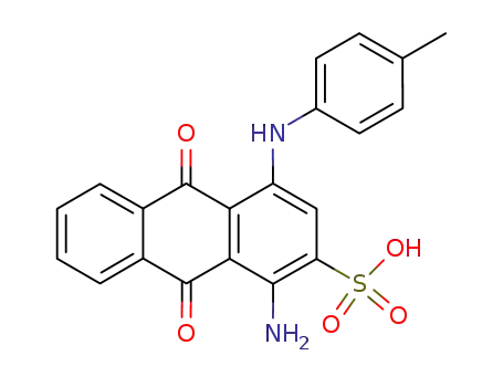 1-Amino-9,10-dihydro-9,10-dioxo-4-p-toluidinoanthracene-2-sulphonic acid