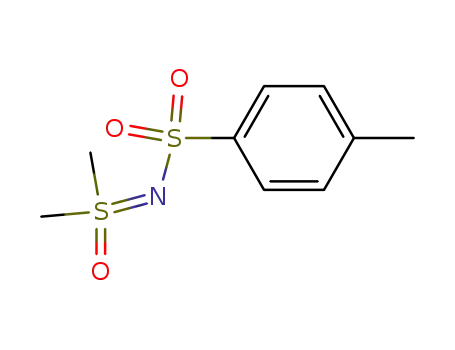 Molecular Structure of 22236-45-9 (S,S-DIMETHYL-N-(P-TOLUENESULFONYL)SULFOXIMINE)