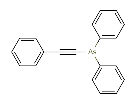Molecular Structure of 94664-66-1 (Arsine, diphenyl(phenylethynyl)-)