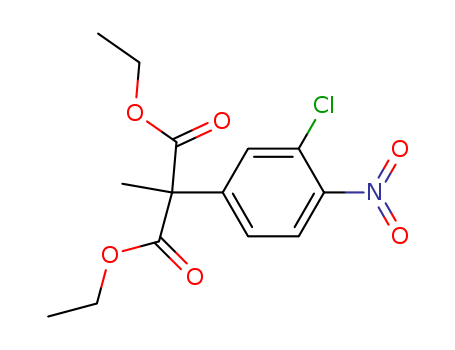 Propanedioic acid,2-(3-chloro-4-nitrophenyl)-2-methyl-, 1,3-diethyl ester