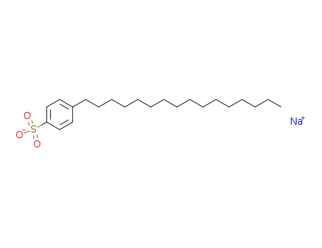 Molecular Structure of 16693-91-7 (sodium 4-hexadecylbenzenesulfonate)