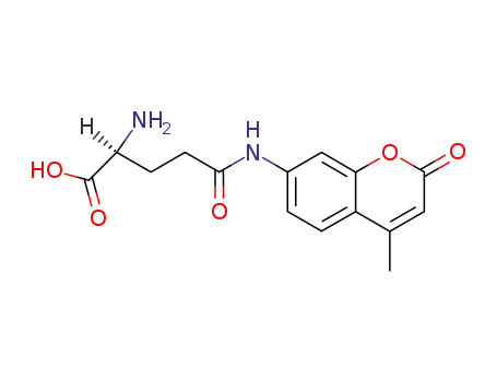 Molecular Structure of 72669-53-5 (H-GLU(AMC)-OH)