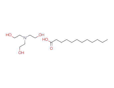 Molecular Structure of 2224-49-9 (TRIETHANOLAMINE LAURATE)
