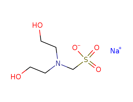 Methanesulfonic acid,1-[bis(2-hydroxyethyl)amino]-, sodium salt (1:1)