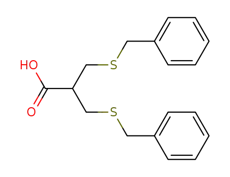 3-benzylthio-2-((benzylthio)methyl)propanoic acid