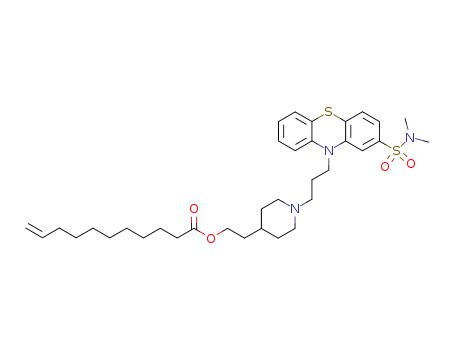 10-Undecenoic acid,2-[1-[3-[2-[(dimethylamino)sulfonyl]-10H-phenothiazin-10-yl]propyl]-4-piperidinyl]ethylester