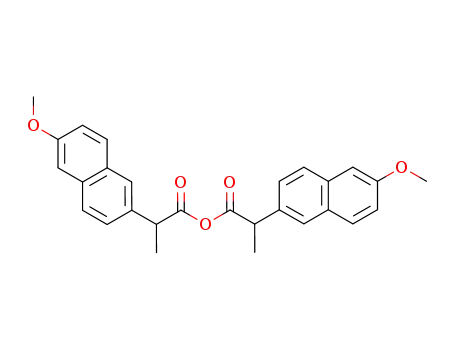 Molecular Structure of 52344-67-9 (2-(6-methoxynaphthalene-2-yl)propionic anhydride)
